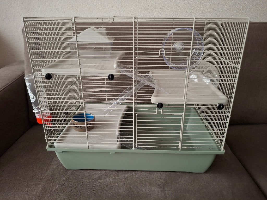 Hamsterkooi, Kooi, Minder dan 75 cm, Zo goed als nieuw, Ophalen