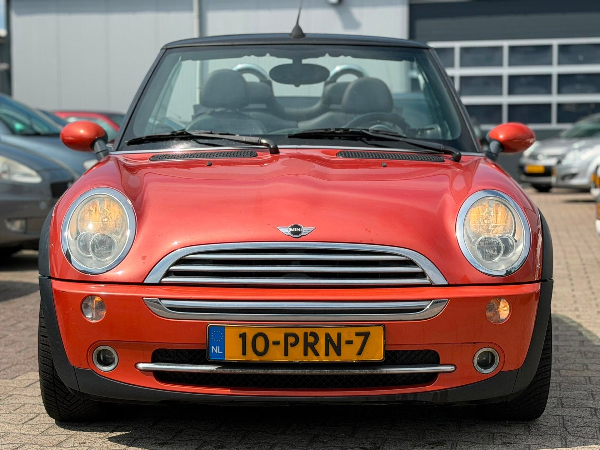 Mini Cabrio 1.6 Cooper Pepper Cabriolet Cabrio 2007 Airco, Auto's, Voorwielaandrijving, Gebruikt, Cabriolet, 4 stoelen