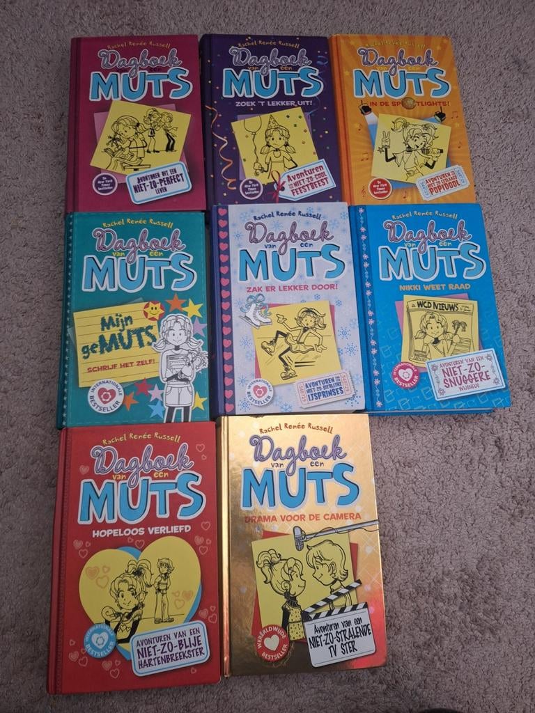 Dagboek van een muts 1 t/m 7 en 3 1/2 - Complete set, Ophalen of Verzenden