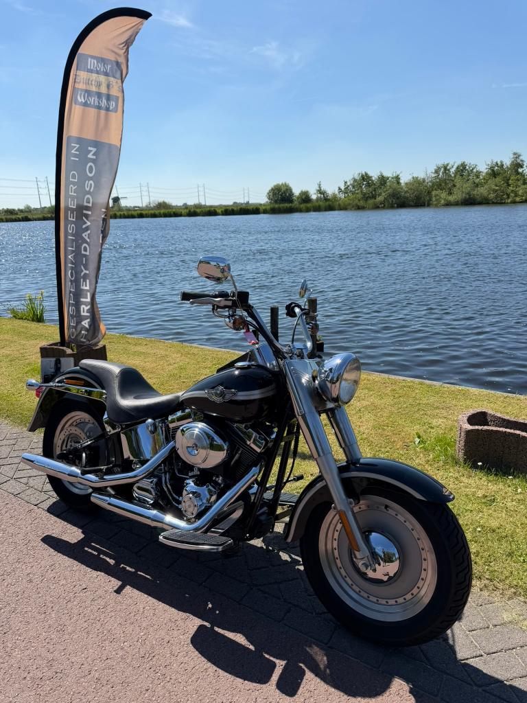 Harley-Davidson Fat-Boy FLSTC 2003, Motoren, 2 cilinders, Occasion, Motorrijbewijs A, Bedrijf