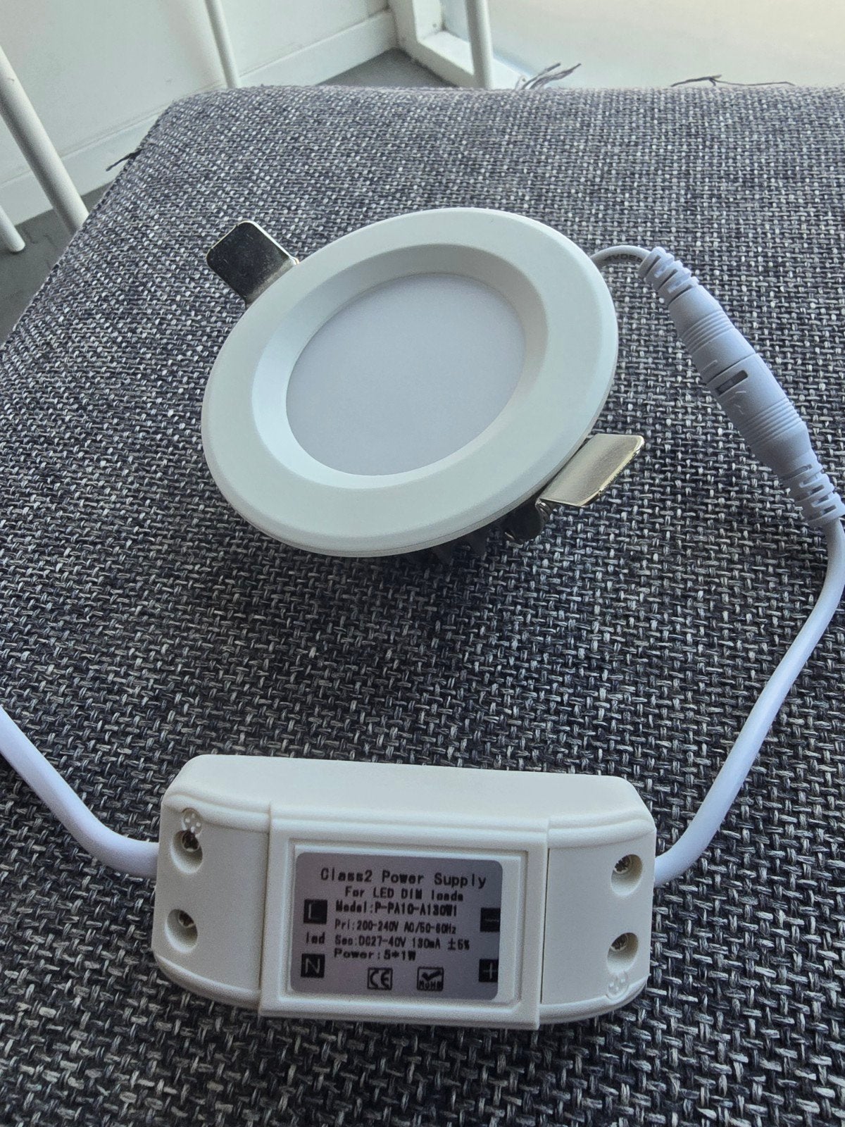 LED 5W Inbouwspot met Driver - Wit, Rond, Ophalen of Verzenden, Nieuw