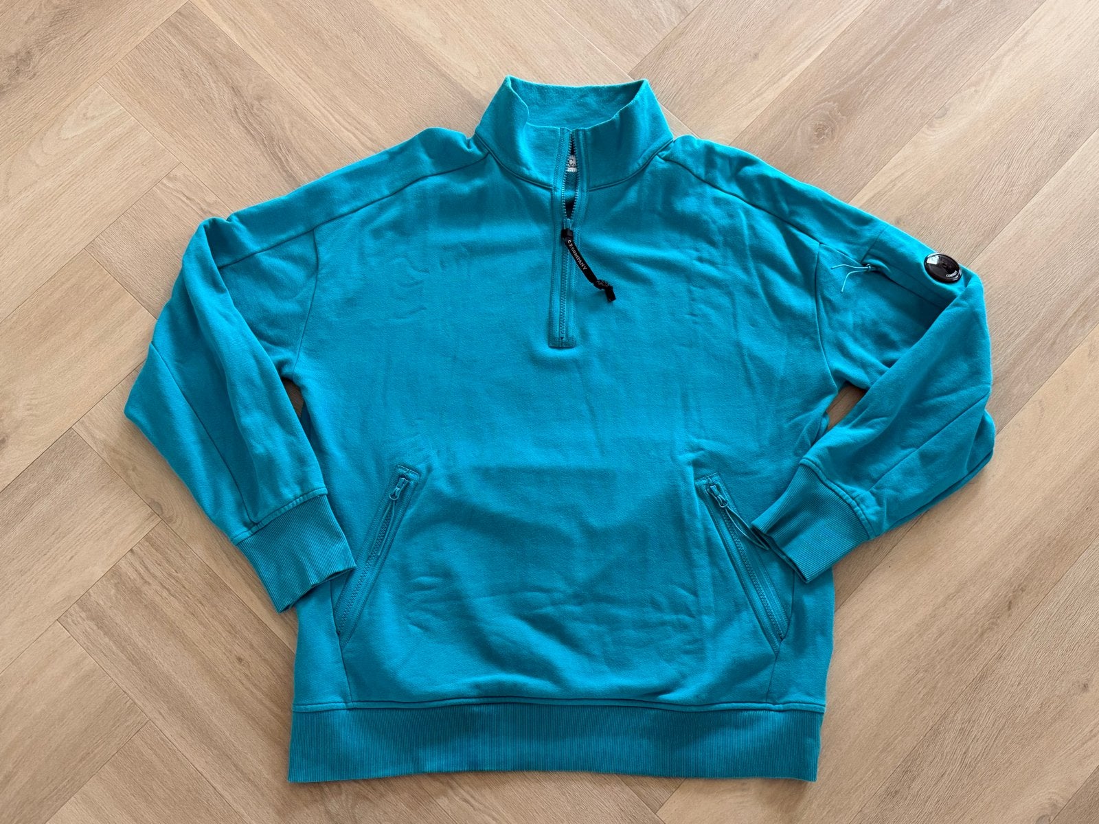 C.P. Company half zip trui - Maat XXL - blauw, Ophalen of Verzenden, Zo goed als nieuw, Overige maten, Blauw