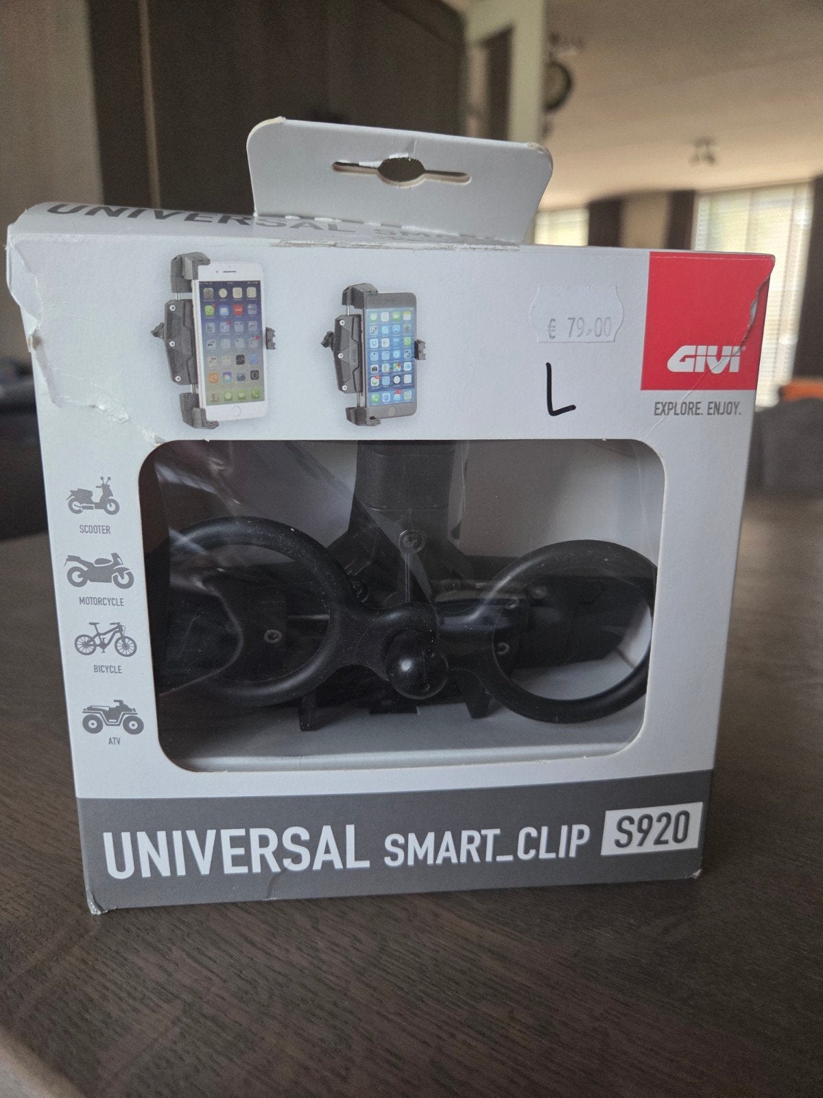 GIVI universele smart-clip, Ophalen of Verzenden, Gebruikt