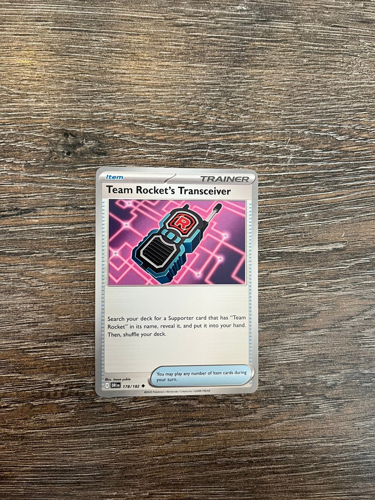 Team Rocket’s Transceiver DRI 178/182, Ophalen of Verzenden, Zo goed als nieuw