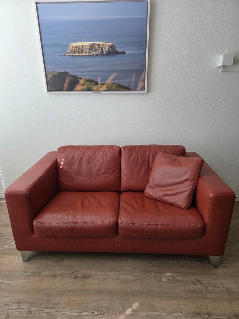 Machalke Bankstel en fauteuils met hocker., Ophalen, 75 tot 100 cm