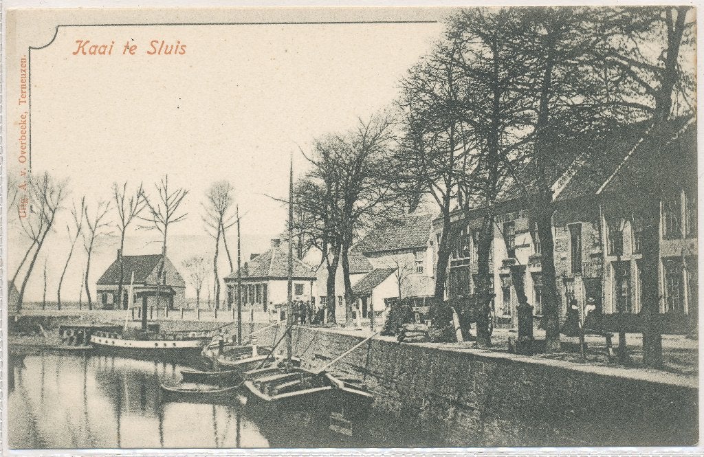 Sluis - Kaai, Ophalen of Verzenden, Voor 1920, Ongelopen, Zeeland