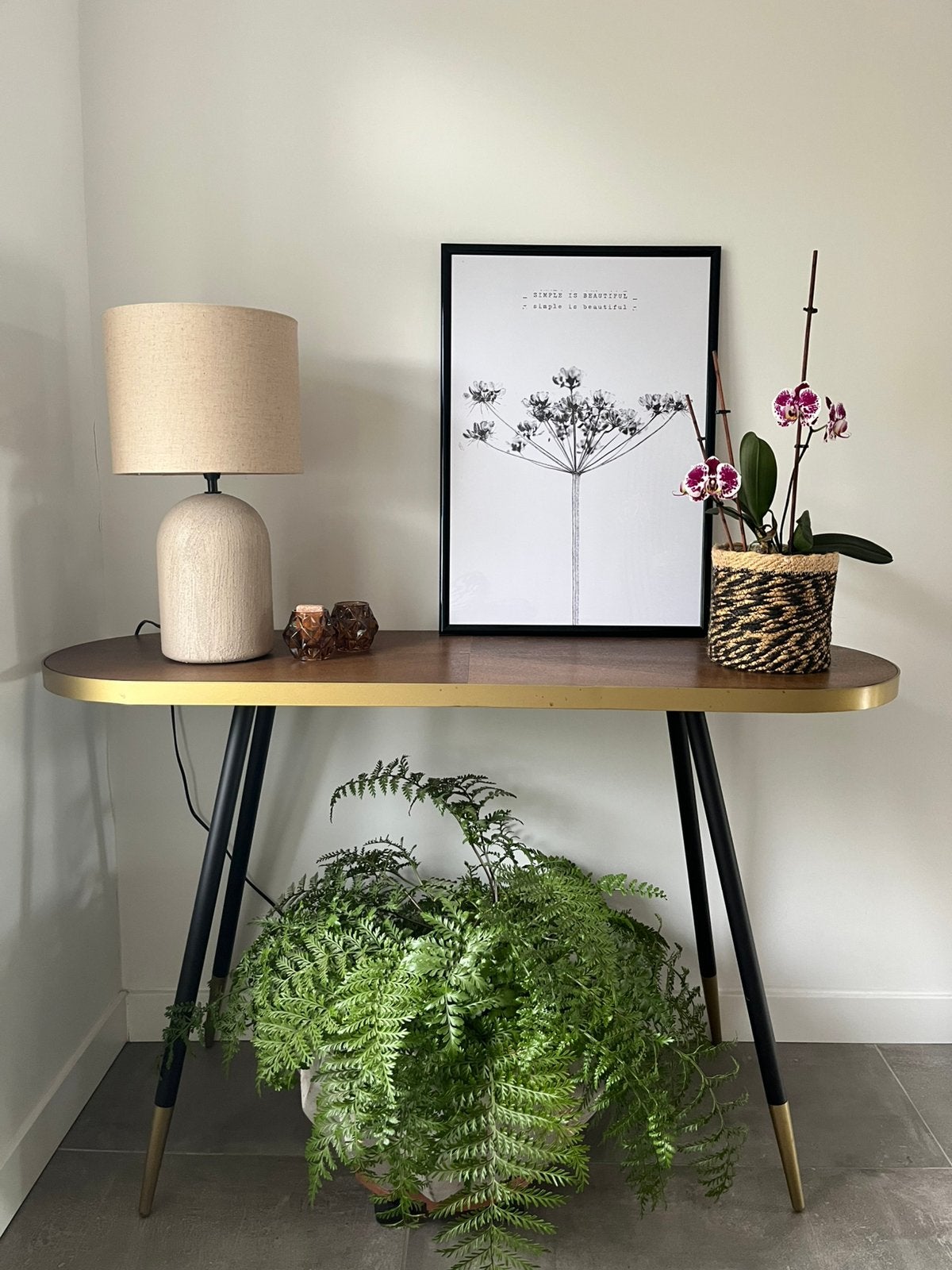 Ovale sidetable, Ophalen, Gebruikt, 100 tot 150 cm, Ovaal