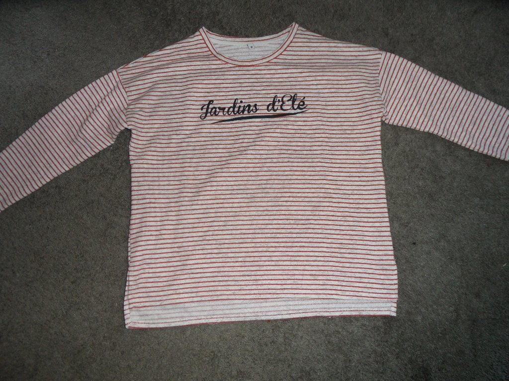 Leuke HEMA zomertrui, rood-wit gestreept, maat M, Maat 38/40 (M), Ophalen of Verzenden, Zo goed als nieuw, Hema