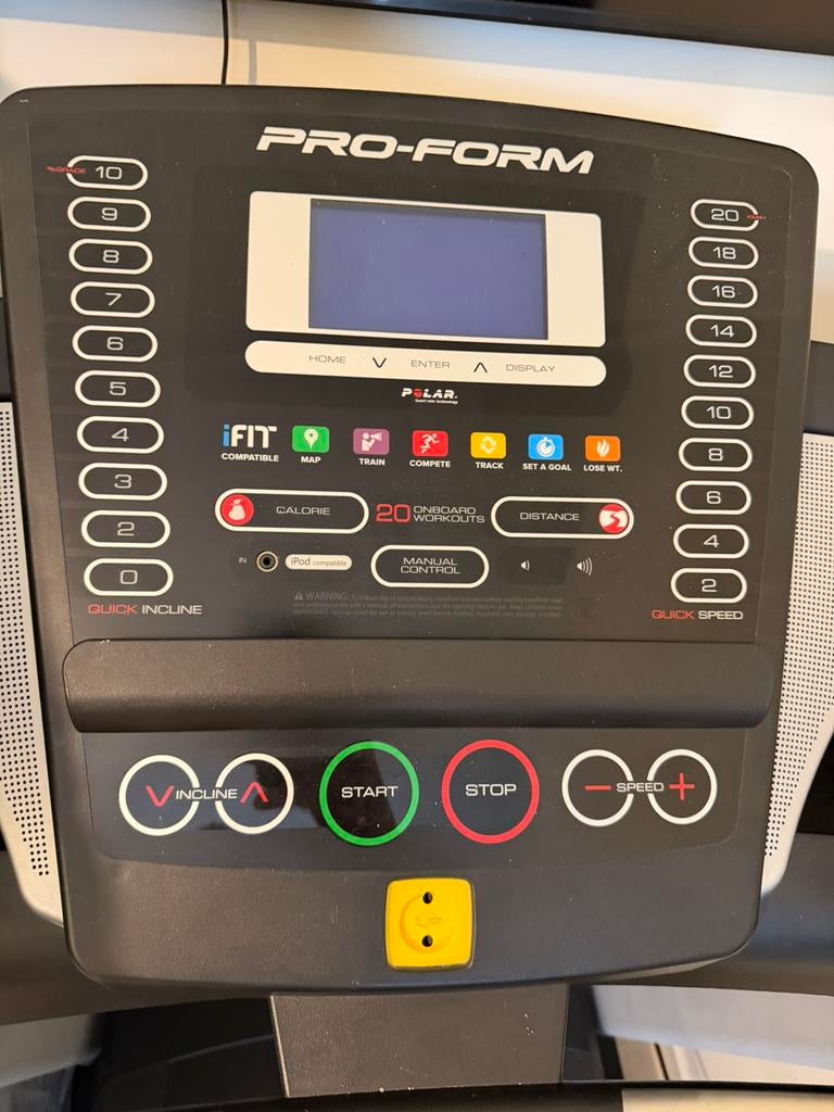 ProForm ProShox Plus 2 loopband – incl. iFit programma’s, Sport en Fitness, Fitnessapparatuur, Ophalen of Verzenden, Zo goed als nieuw