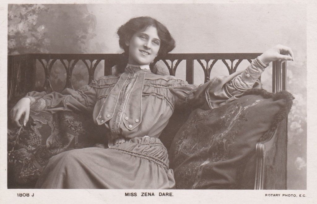 Ansichtkaart, Artiest,  miss Zena Dare  (501), Ophalen of Verzenden, 1920 tot 1940, Sterren en Beroemdheden