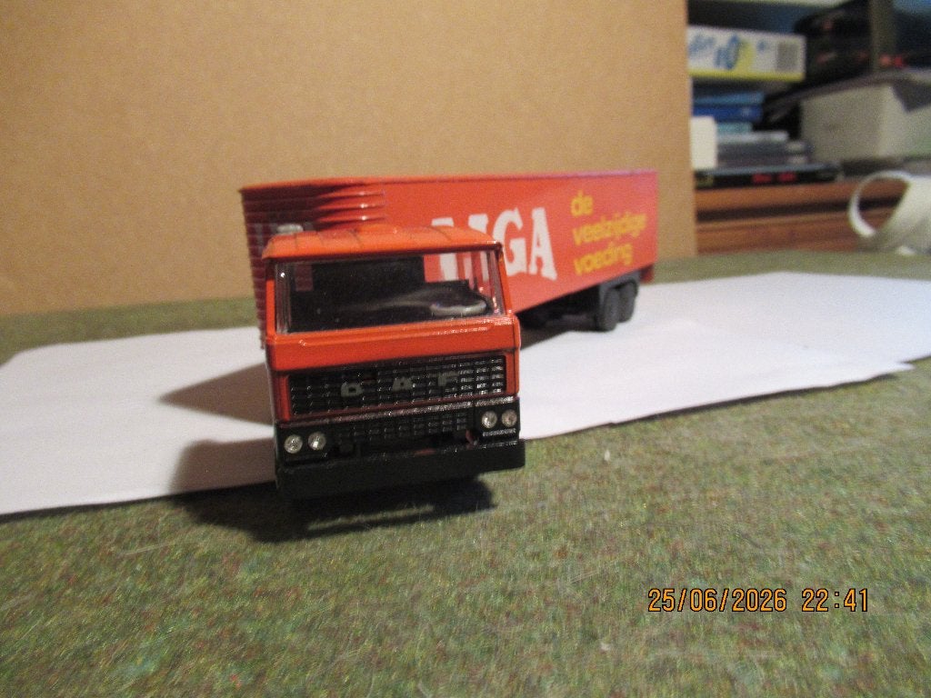 Lion toy  DAF 2800  uitv Liga, Ophalen of Verzenden, Gebruikt, Bus of Vrachtwagen, Lion Toys