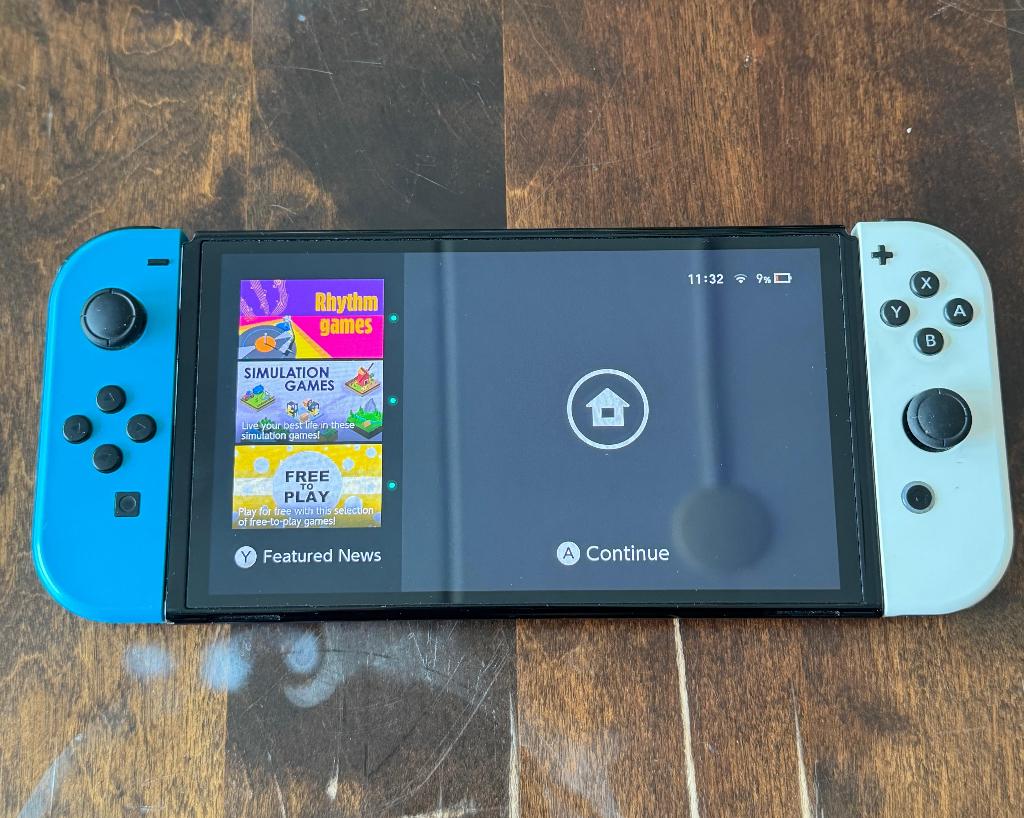 Nintendo Switch OLED, Ophalen of Verzenden, Gebruikt, Met 2 controllers, Switch OLED