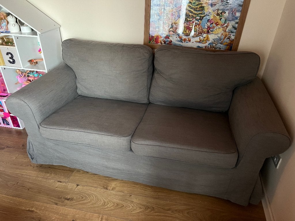 Hoes IKEA Ektorp tweezits bruin - nieuw, 150 tot 200 cm, 75 tot 100 cm, Ophalen of Verzenden, Nieuw