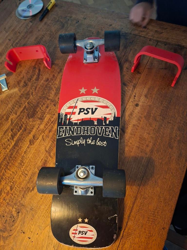 PSV Skateboard met 2 houders - Zo goed als nieuw, Ophalen, Zo goed als nieuw, Skateboard