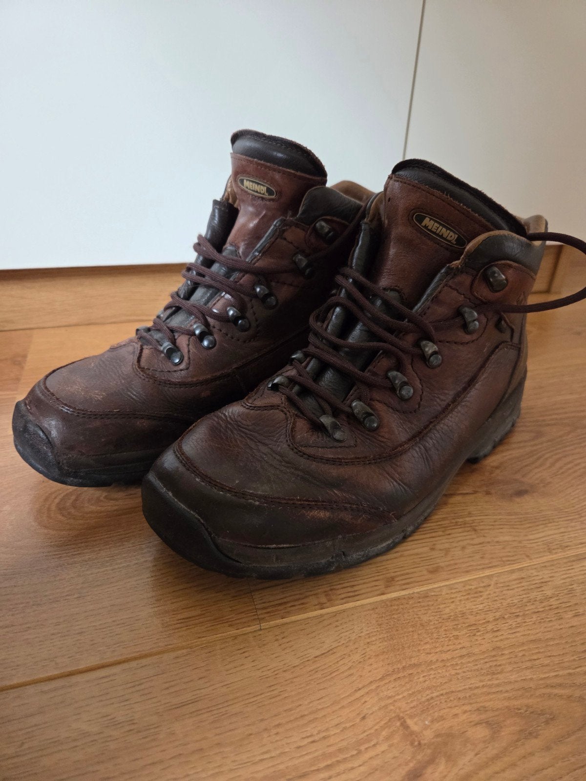 Meindl Gore-Tex wandelschoenen, leer - Maat 41, Ophalen, Gebruikt, Schoenen