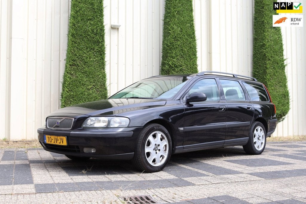 Volvo V70 2.4 Bi-Fuel Airco, Voorwielaandrijving, Stof, Zwart, Grijs