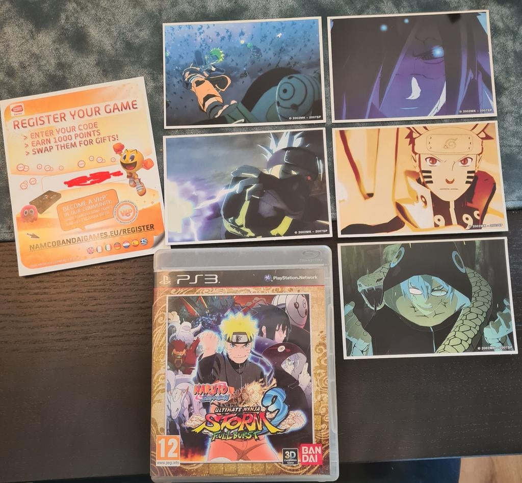 Naruto Storm 3 Full Burst PS3 | 100% COMPLEET | Topstaat!, Ophalen, Vechten, 2 spelers, Zo goed als nieuw