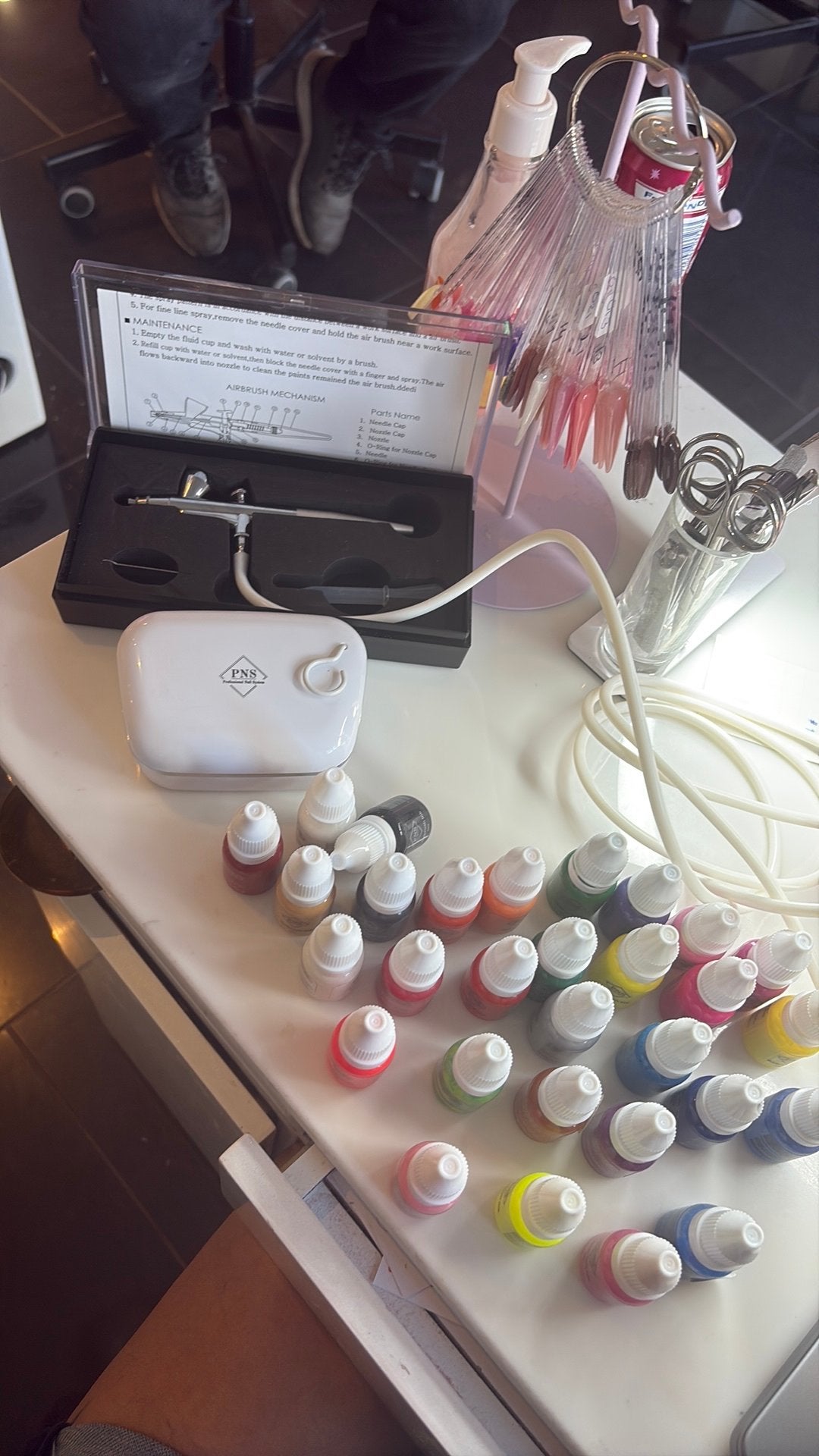 Nagel airbrush, Overige kleuren, Verzenden, Pnd, Zo goed als nieuw