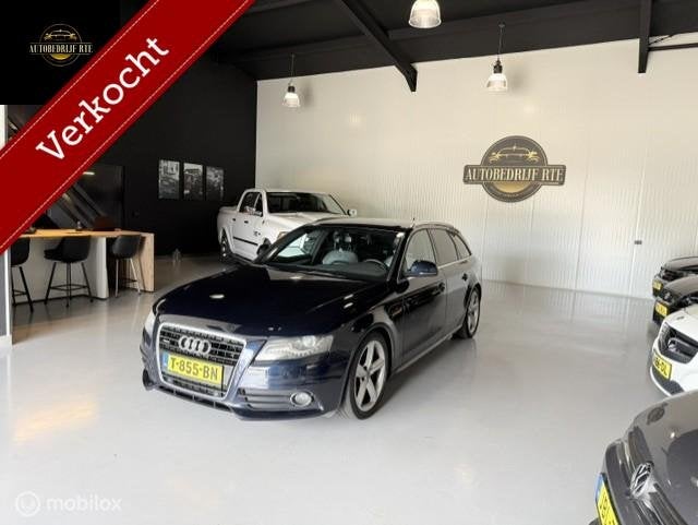 Audi A4 Avant 3.2 FSI quattro Pro Line Business Automaat, Auto's, Automaat, Gebruikt, Zwart, Blauw