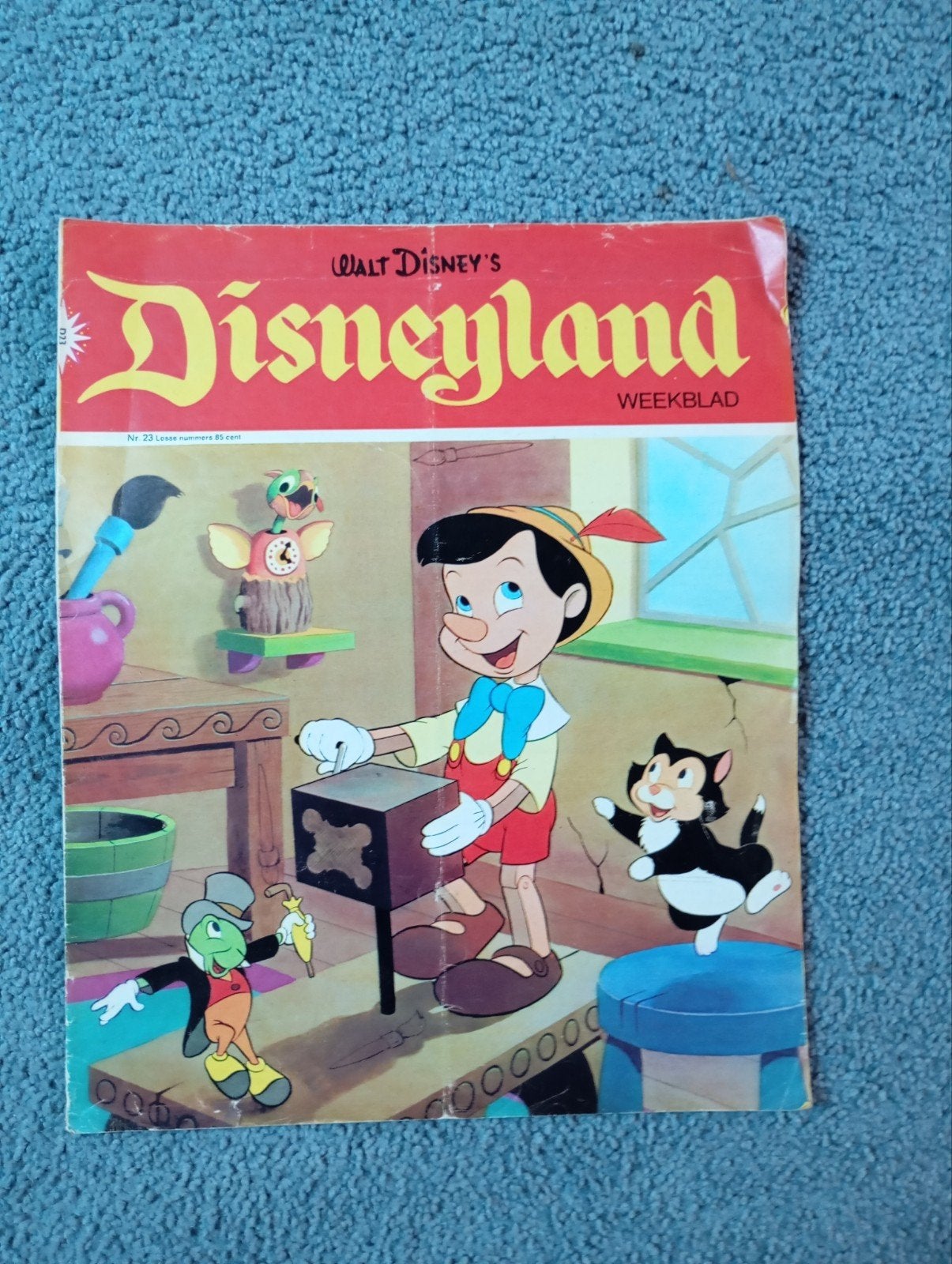 Vintage Disney Land Walt Disney Weekblad 1972, Verzamelen, Disney, Ophalen of Verzenden