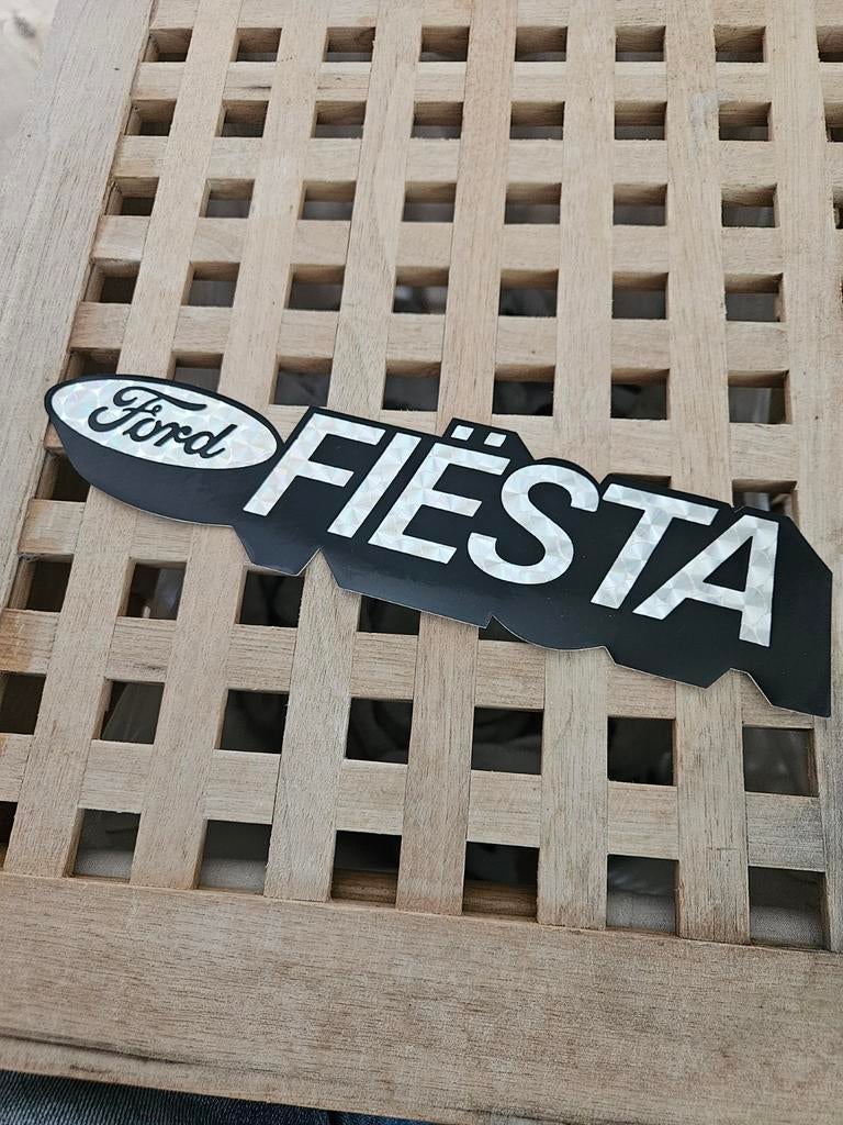 Ford Fiesta Auto sticker, Ophalen of Verzenden, Zo goed als nieuw, Auto's