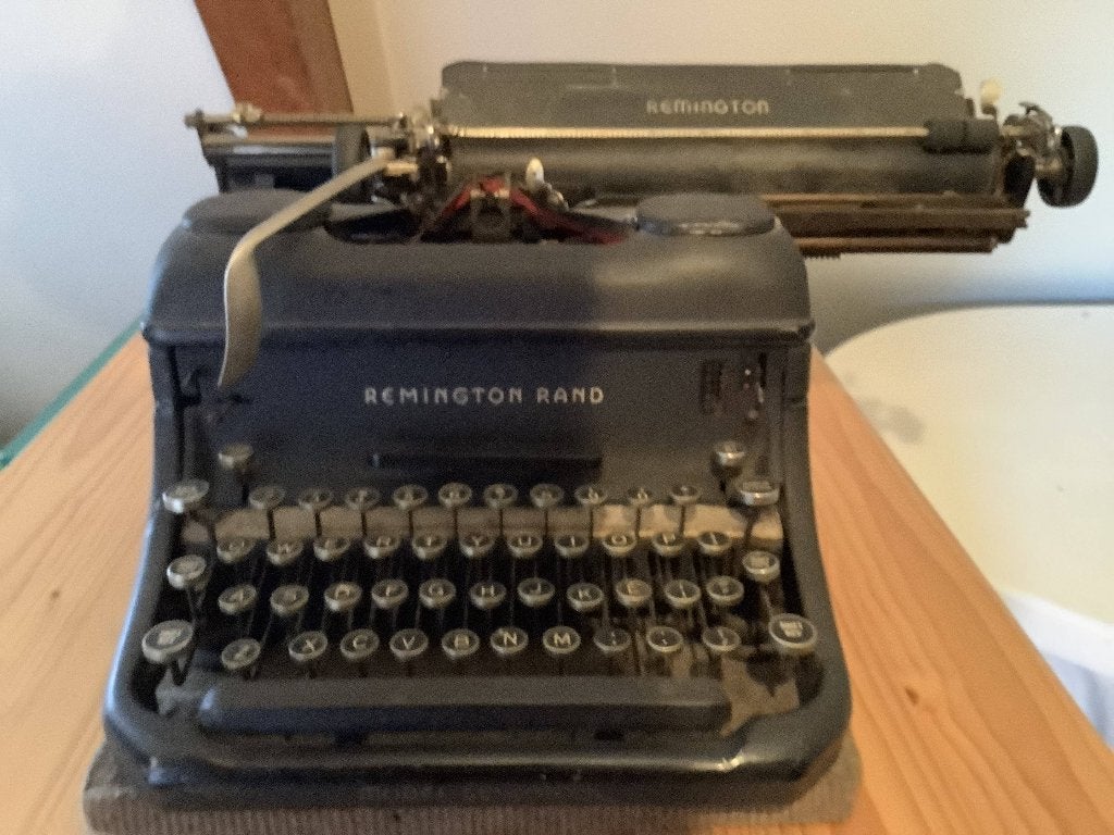 Remington Rand typemachine (begin jaren '40), Ophalen