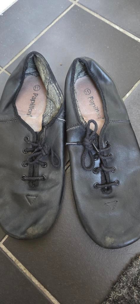 Papillon Dansschoenen - Gedragen, Zwart, Dansschoenen, Ophalen of Verzenden, Papillon
