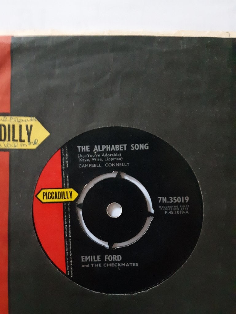 Emile Ford , the alphabeth song , single, Ophalen of Verzenden