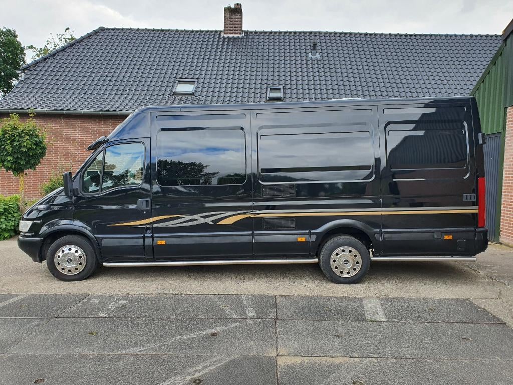 Iveco Daily Turbodiesel 2.8 camper, knaus inbouw, vastbed, Caravans en Kamperen, Tot en met 2, Particulier, 6 tot 7 meter, Standkachel