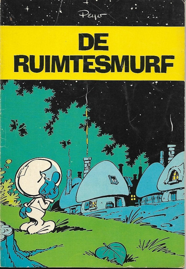 De Smurfen - De Ruimtesmurf, Eén stripboek, Ophalen of Verzenden, Gelezen