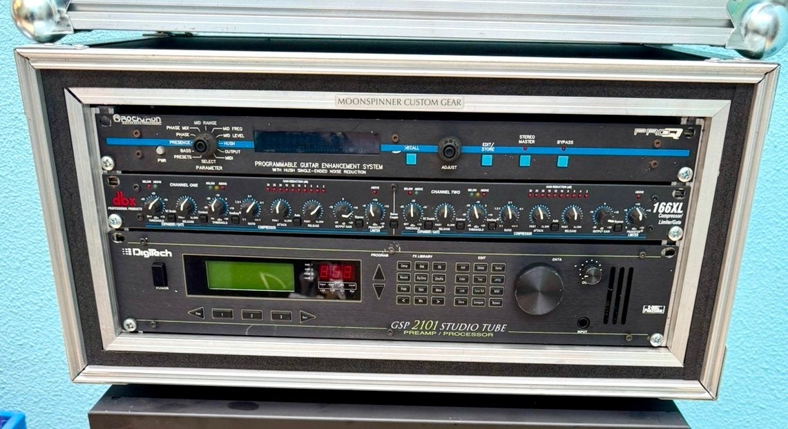 Rocktron Pro Q, Digitech GSP 2101 Studio, DBX 166XL compress, Ophalen of Verzenden, Gebruikt, Delay of Echo