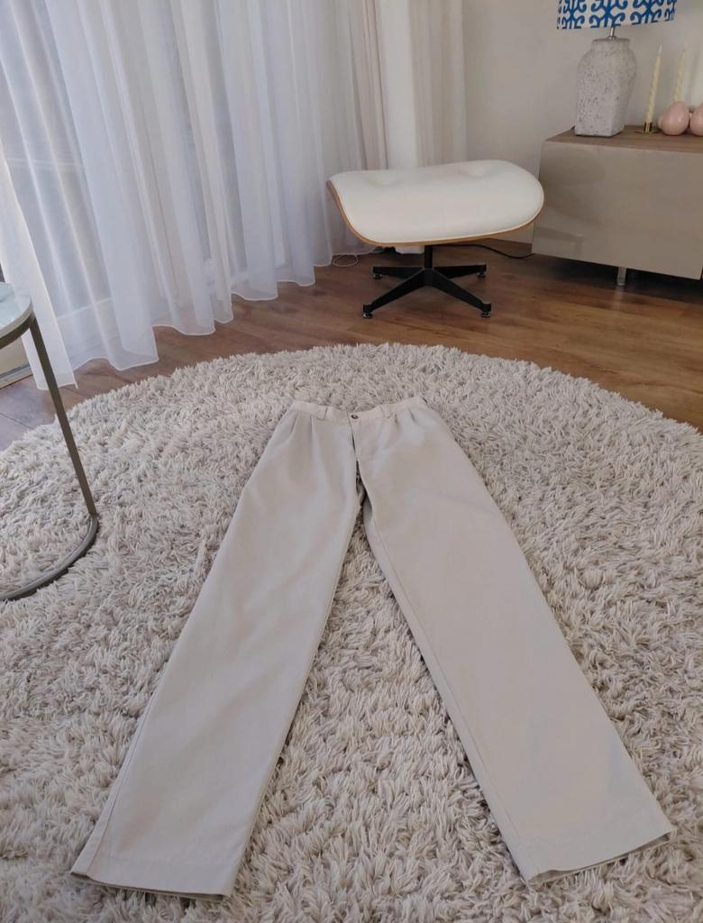 Dobber chino zandkleurig 100 % katoen, Kleding | Heren, Ophalen of Verzenden, Nieuw, Overige maten, Beige