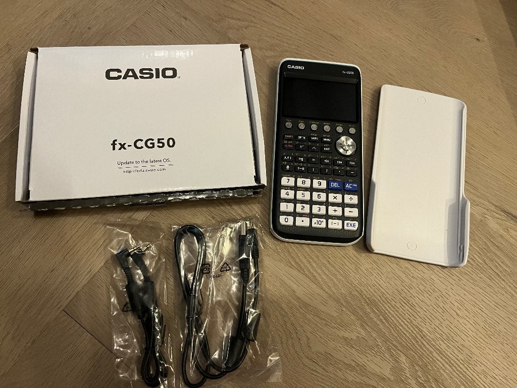 Casio fx-CG50 grafische rekenmachine, Ophalen of Verzenden, Grafische rekenmachine, Zo goed als nieuw