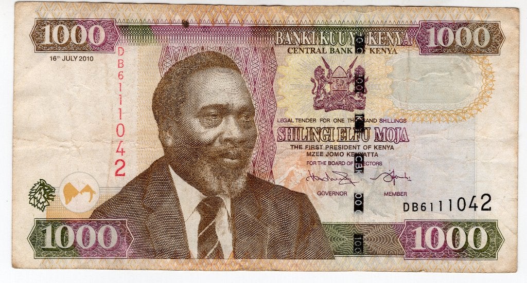 Kenia 1000 Shilling 2010 vf, Verzenden, Overige landen