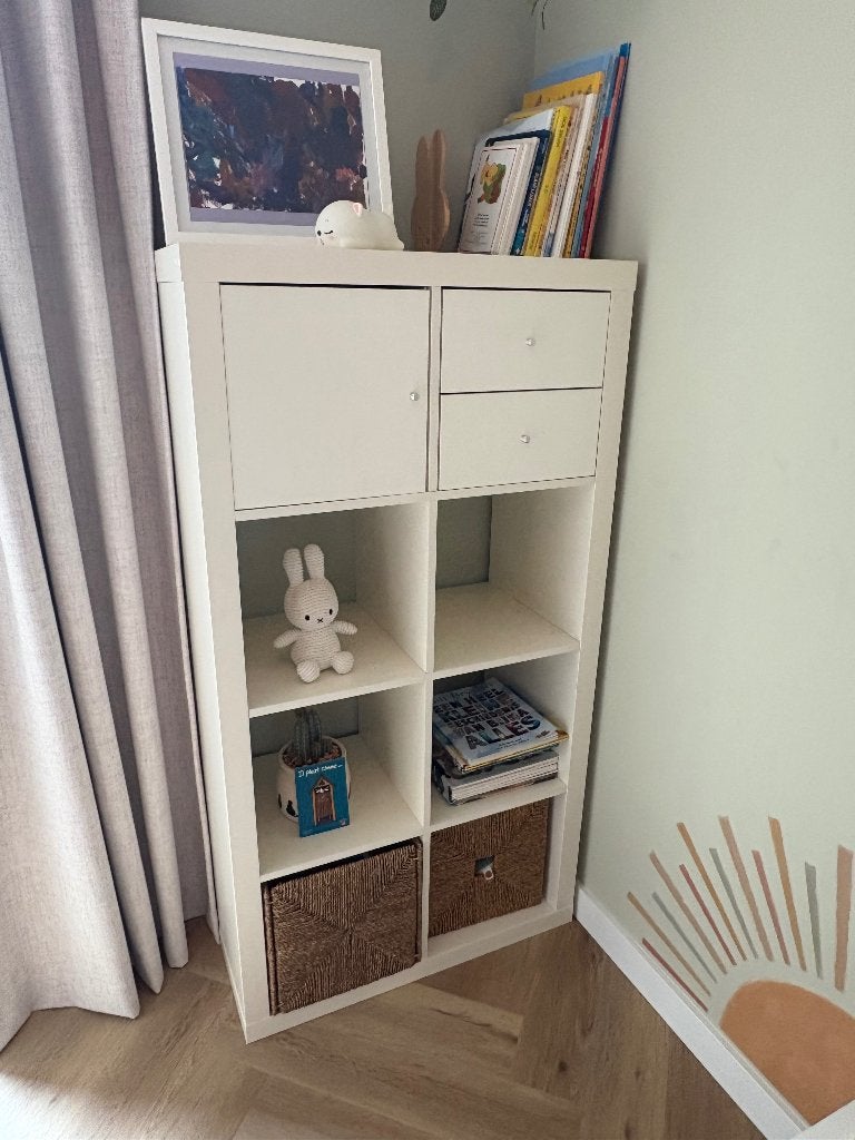 IKEA kallax, Ophalen, Gebruikt, Met lade(s), 50 tot 100 cm