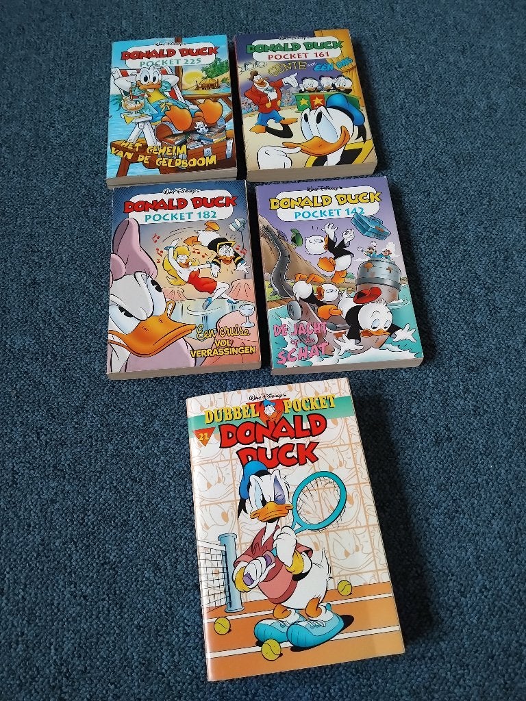Donald Duck, pocketstripboeken, Meerdere stripboeken, Ophalen of Verzenden, Gelezen