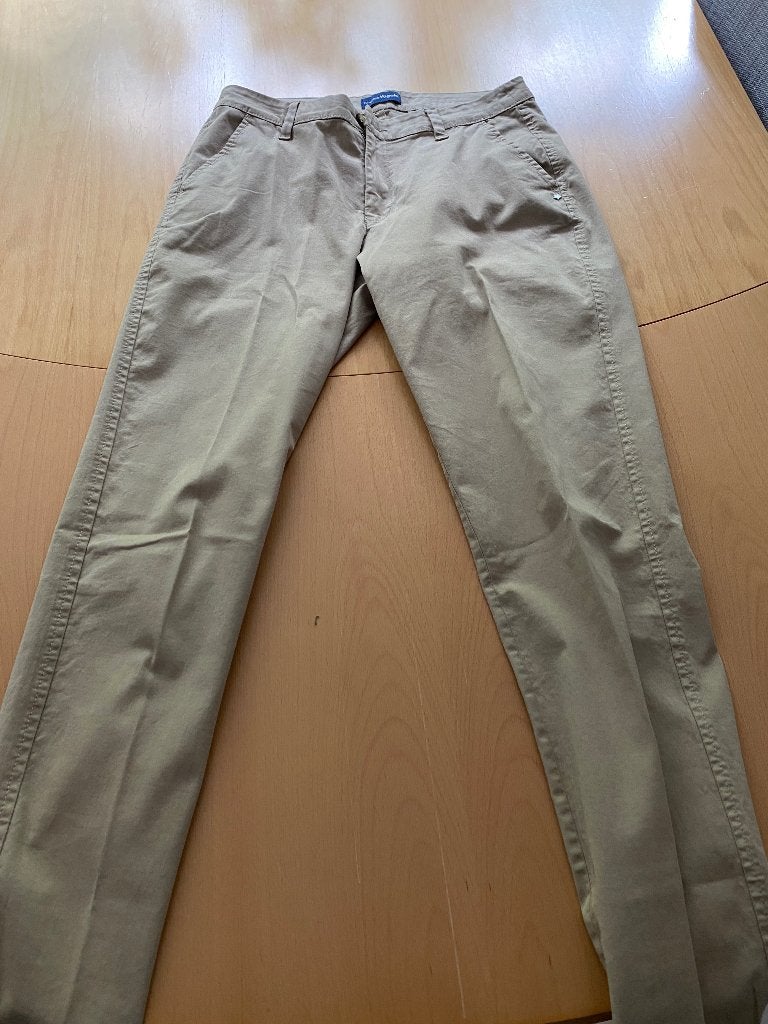 Charles Vögele Chino Broek Maat 36 (S) Beige, Kleding | Dames, Beige, Ophalen of Verzenden, Maat 36 (S), Lang