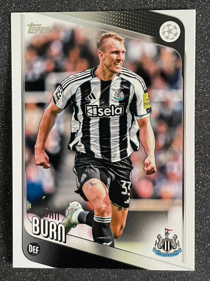 Topps UCC Flagship ‘26    DAN BURN    NEWCASTLE UNITED, Verzenden, Zo goed als nieuw, Plaatje