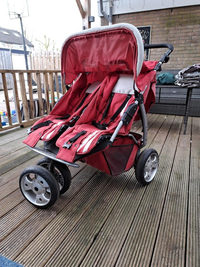 Handige duo kinderwagen, Gebruikt, Duowagen, Ophalen of Verzenden, Kinderwagen