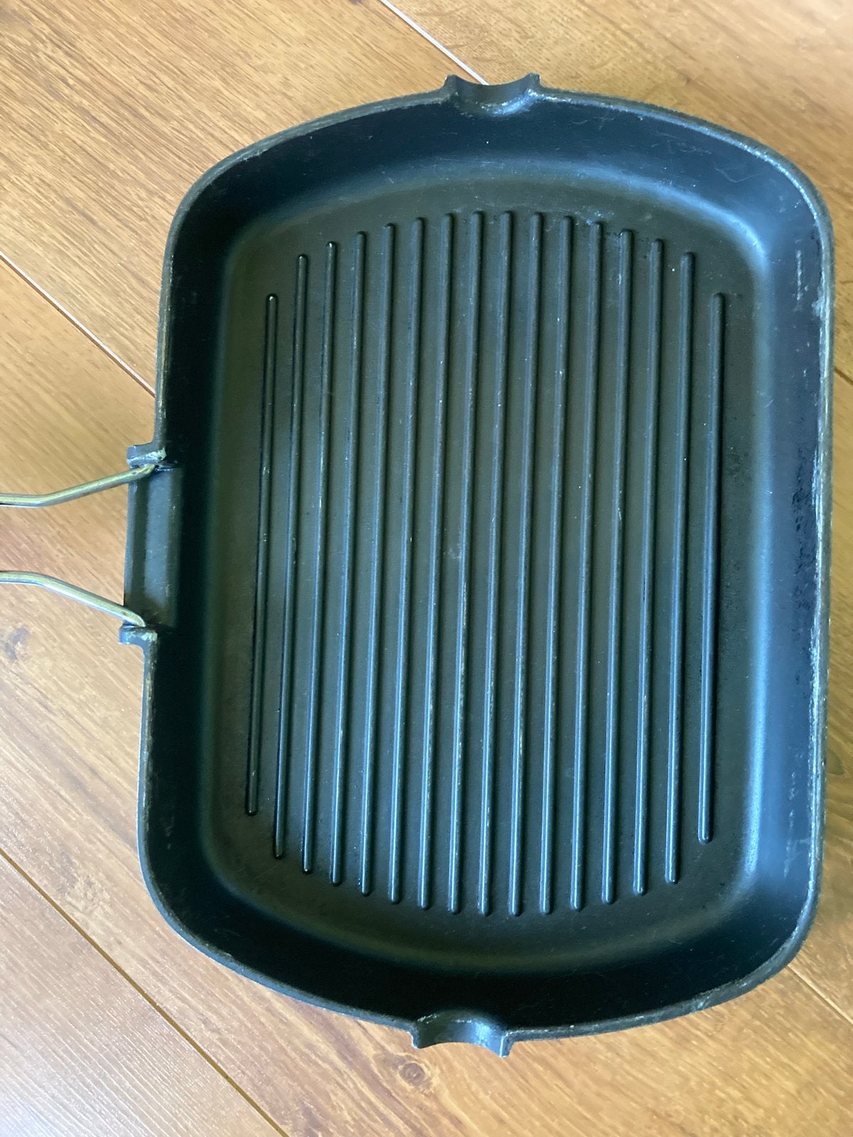 Grillpan - Ideaal voor vlees en groenten, Koekenpan, Gebruikt, Gietijzer, Ophalen of Verzenden