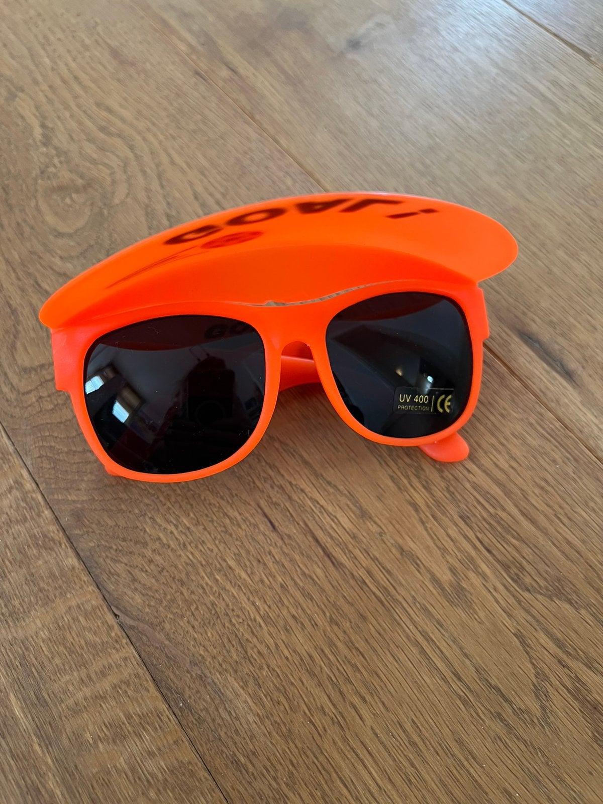 Oranje zonnebril - Holland Goal! NIEUW! WK bril, Ophalen of Verzenden, Nieuw, Oranje, Overige merken