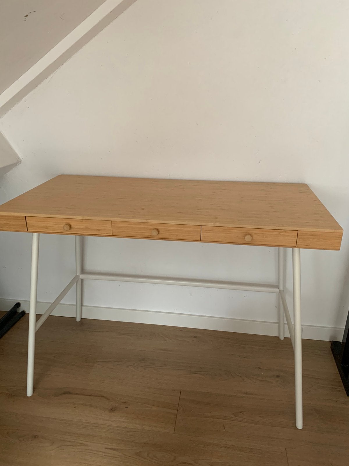 Ikea Lillåsen bureau bamboe, Ophalen, Gebruikt, IKEA