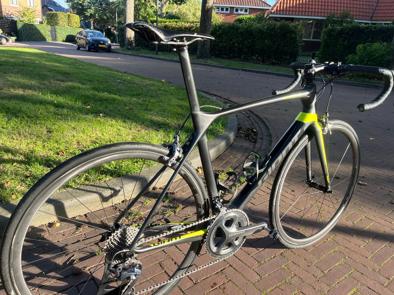 Giant TCR Advanced Pro M/L Carbon Ultegra met powermeter, Ophalen, 28 inch, Gebruikt, Carbon