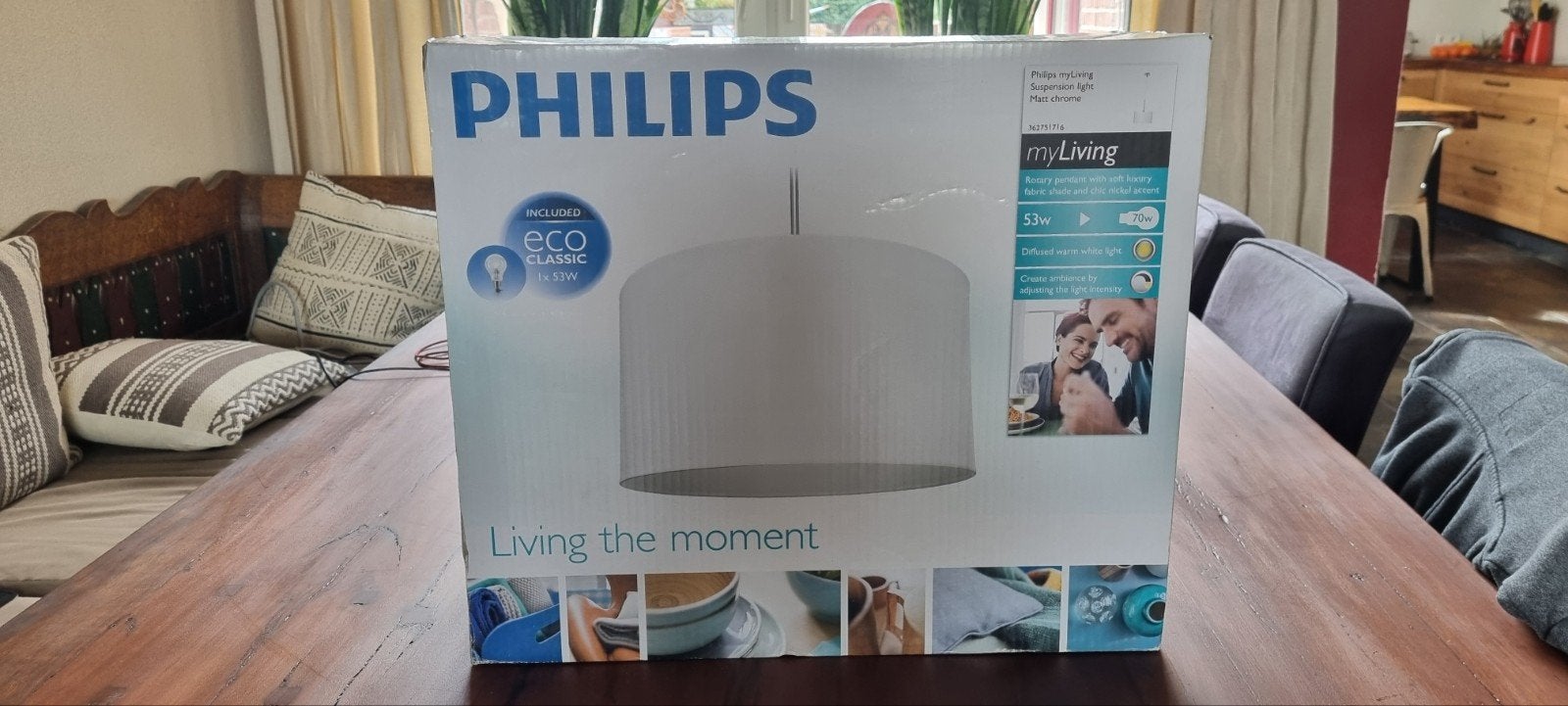 koopje Philips myLiving Odett hanglamp - Nieuw in doos, Modern, Scandinavisch, Metaal, Nieuw, E27 (groot)
