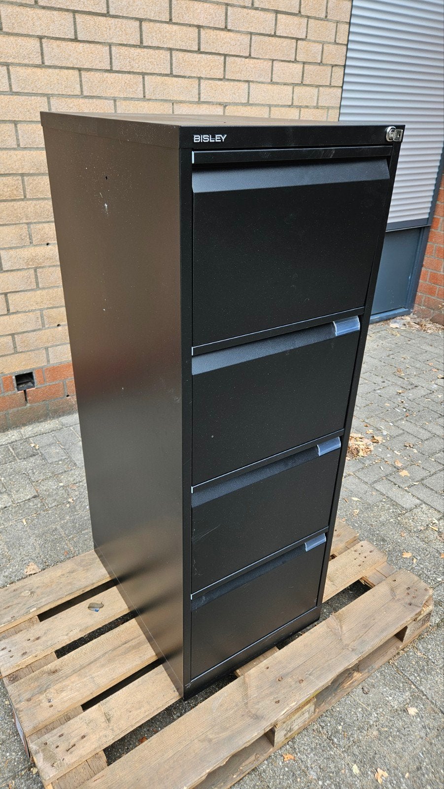 archiefkast Bisley zgan met sleutel, Ophalen, 50 tot 100 cm, Zo goed als nieuw, Minder dan 100 cm