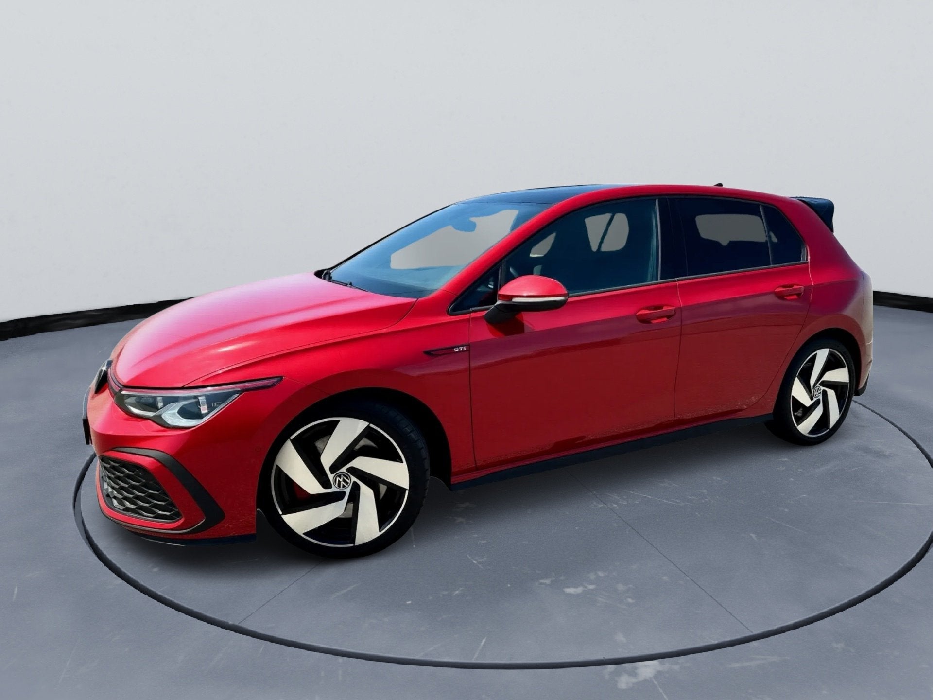 Volkswagen Golf GTI 2.0 TSI DSG 245 PK Kings Red Metallic IQ, Automaat, Gebruikt, Zwart, 4 cilinders