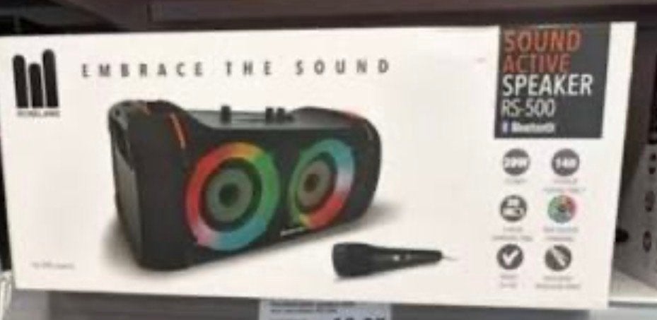Sound Active Speaker RS-500 met Bluetooth en microfoon, Overige merken, Party speaker, Ophalen of Verzenden, Zo goed als nieuw