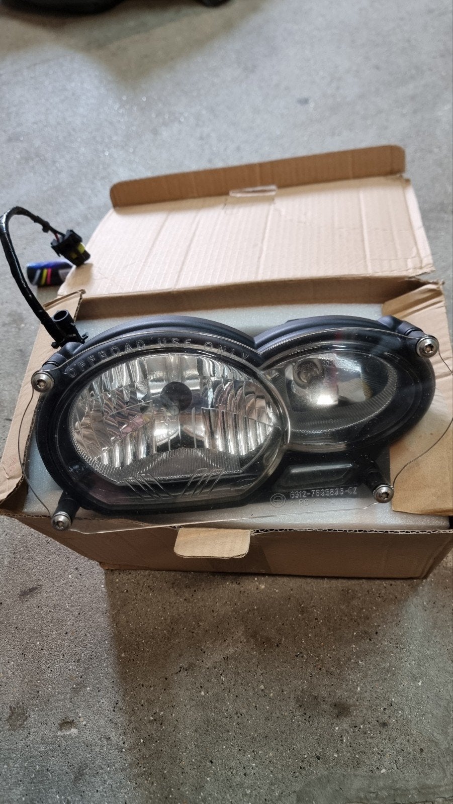 BMW R1200GS Adventure koplamp, Motoren, Onderdelen | BMW, Ophalen, Gebruikt