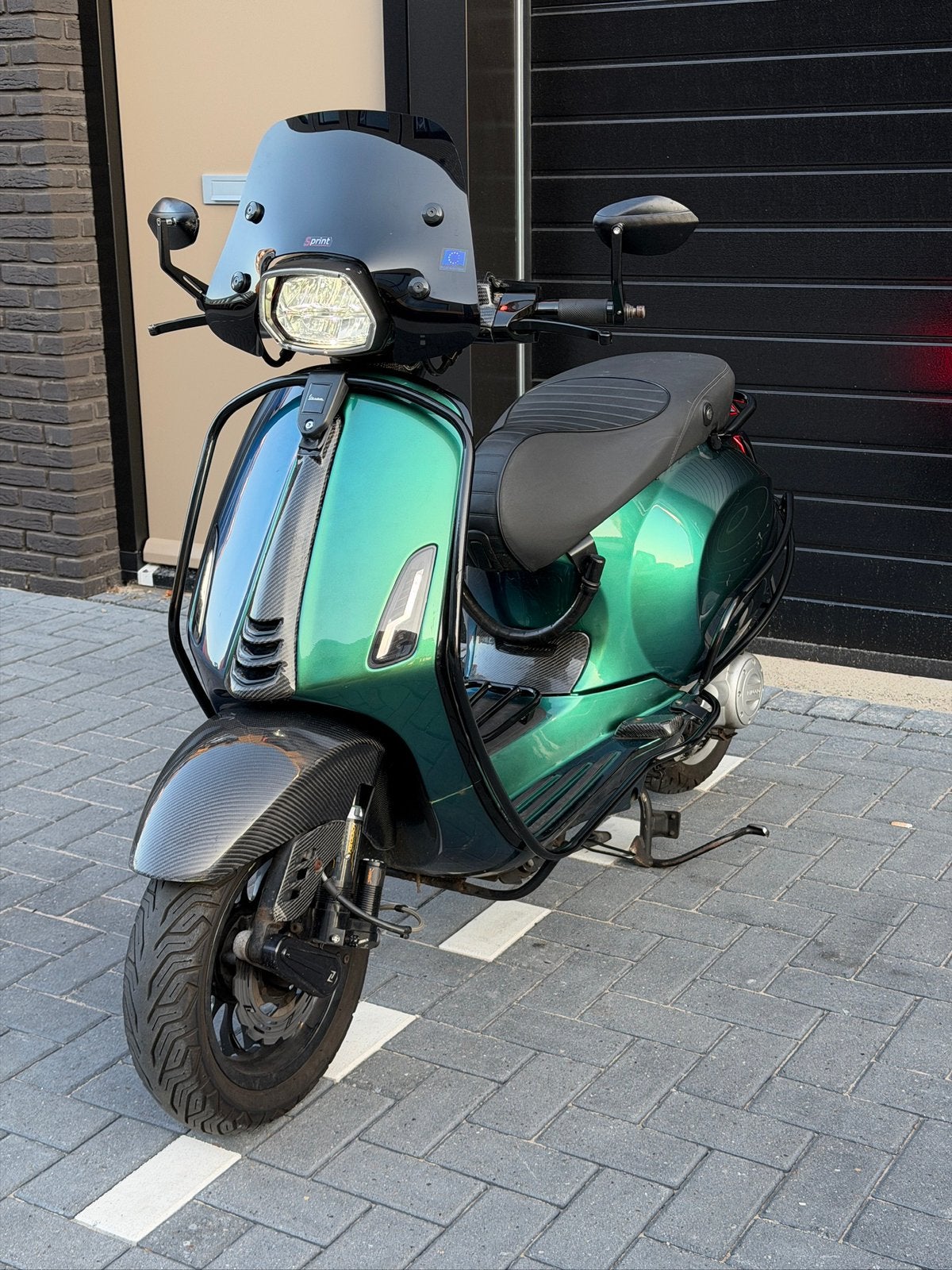 Vespa Sprint 80cc! custom! Malossi 80cc! Akrapovic!, Overige modellen, Ophalen of Verzenden, Zo goed als nieuw, Benzine