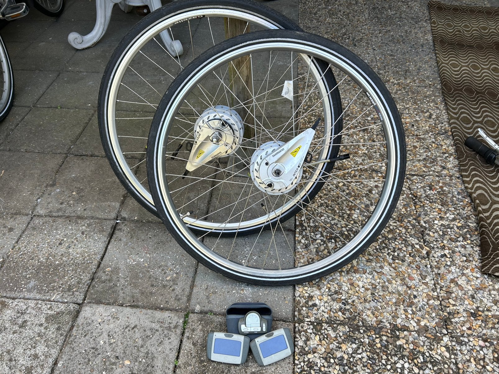 Gazelle Fiets onderdelen. Voorwiel met motor, display, Ophalen of Verzenden, Zo goed als nieuw, Motor